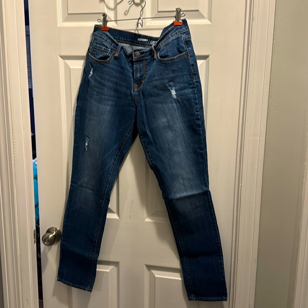 Old navy mid rise curvy jeans size 6